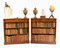 Regency Sheraton Mahogany Open Bookcases, Set of 2 2