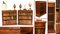 Regency Sheraton Mahogany Open Bookcases, Set of 2, Image 11