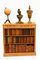 Regency Sheraton Inlaid Satinwood Open Front Bookcases, Set of 2, Image 3