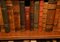 Regency Sheraton Bücherregale aus Satinholz mit Intarsien, 2er Set 6