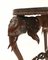 Tavolino antico intagliato con gambe di elefante, fine XIX secolo, Immagine 2