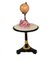Regency Lacquered Side Table with Marble Top 2