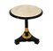 Regency Lacquered Side Table with Marble Top 1