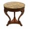 French Gueridon Side Table with Marble Top, Image 1