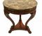 French Gueridon Side Table with Marble Top 3