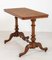 Antique Victorian Walnut Stretcher Table, 1860s 5