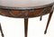 Antique Mahogany Carved Demi Lune Console Tables, Set of 2 7