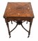 Antiker edwardianischer Spieltisch mit Intarsien, 1910er 4
