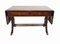 Regency Mahogany Sofa Table with Leather Top 4