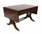 Regency Mahogany Sofa Table with Leather Top, Image 5