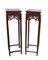 Chinese Hardwood Pedestal Stands, Set of 2 2