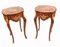 Empire Marquetry Inlay Side Tables, Set of 2 1