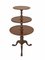 Mahogany Wine Table Tiered Chippendale Stand, Image 1