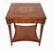 Regency Mahogany Marquetry Inlay Side Table 1