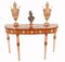 Regency Inlay Mahogany Console Table 5