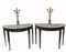Regency Painted and Lacquered Console Tables, Set of 2 3