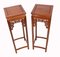 Chinese Pedestal Tables, Set of 2, Image 4