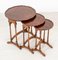 Tables Gigognes Regency en Noyer, Set de 3 3