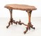 Antique Victorian Walnut Stretcher Table, 1860s 1
