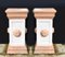 Italian Marble Pedestal Column Tables, Set of 2 1