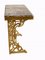 Consolle Impero in bronzo dorato, Francia, set di 2, Immagine 8