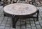 Vintage Round Wooden Table by Roger Capron 1