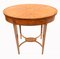 Edwardian Satinwood Oval End Side Table, 1910s, Image 3