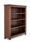 Antique Carved Oak Open Front Bookcase 2