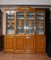 Breakfront Bookcase in Satinwood - Regency Sheraton Painted Bookcases 1