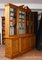 Breakfront Bookcase in Satinwood - Regency Sheraton Painted Bookcases 15