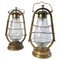 Mid-Century Italian Hurricane Lanterns, Set of 2 1