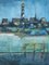Georges Hanquet, Le Port, 1959, óleo sobre lienzo, Imagen 4