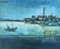 Georges Hanquet, Le Port, 1959, óleo sobre lienzo, Imagen 1