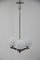 Lámpara de araña funcionalista niquelada, años 30, Imagen 10