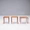 Danish Teak Side Tables by E. W. Bach for Toften, 1960s, Set of 3, Image 2