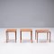 Tavolini in teak di EW Bach per Toften, Danimarca, anni '60, set di 3, Immagine 2