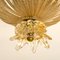 Flower Shaped Murano Glass Flush Mount from Barovier & Toso, Italy 3