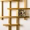 Large Geometric Sculptural Brass Wall Sconce from Sciolari, 1970s 3