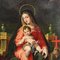 Madonna col bambino, XVII secolo, olio su tela, in cornice, Immagine 3