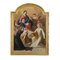 Madonna con bambino, angeli e santi, XVIII secolo, olio su tela, in cornice, Immagine 1