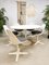 Mid-Century Tulip Dining Table & Chairs Maurice Burke for Arkana, Set of 6 2