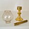 Scandinavian Brass Lantern Candleholders, Set of 3 4