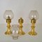 Scandinavian Brass Lantern Candleholders, Set of 3, Image 3