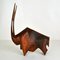 Sculpture of Buffalo or Bull Carved in Hardwood 3