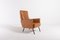 Italian Modern Architectural Lounge Armchair, 1950s, Image 1