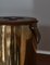 Brass Ice Bucket Set by Arne Jacobsen for Stelton Brassware, 1960s, Set of 2 3