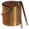 Brass Ice Bucket Set by Arne Jacobsen for Stelton Brassware, 1960s, Set of 2, Image 1