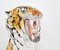 Large Ceramic Hand Painted Tiger, Italy, 1970s, Image 8