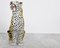 Italian Glazed Terracotta Leopard Figure, 1960s 4