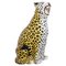 Italian Glazed Terracotta Leopard Figure, 1960s 1